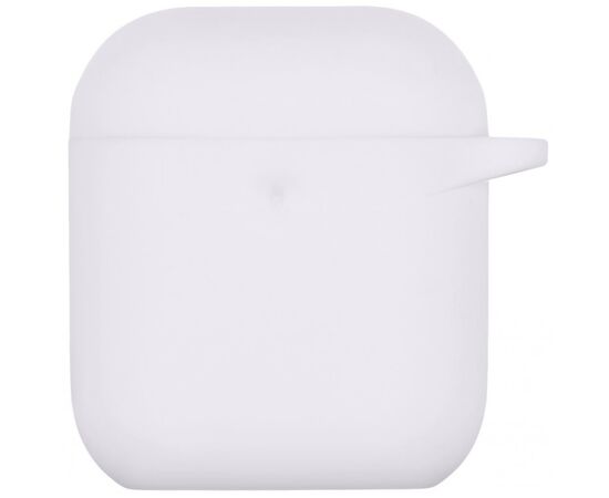 Чехол для наушников 2E для Apple AirPods Pure Color Silicone 3.0 мм Star White (2E-AIR-PODS-IBPCS-3-WT)