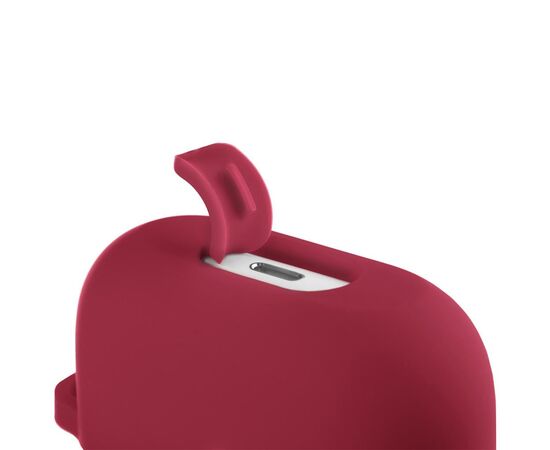 Чехол для наушников 2E для Apple AirPods Pro Pure Color Silicone 2.5 мм Cherry red (2E-PODSPR-IBPCS-2.5-CHR), изображение 3 Чехол для наушников 2E для Apple AirPods Pro Pure Color Silicone 2.5 мм Cherry red (2E-PODSPR-IBPCS-2.5-CHR), изображение 3
