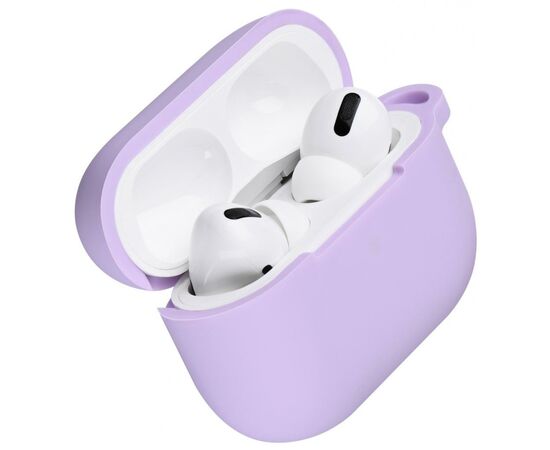 Чехол для наушников 2E для Apple AirPods Pro Pure Color Silicone 2.5 мм Light purpl (2E-PODSPR-IBPCS-2.5-LPR), изображение 2 Чехол для наушников 2E для Apple AirPods Pro Pure Color Silicone 2.5 мм Light purpl (2E-PODSPR-IBPCS-2.5-LPR), изображение 2