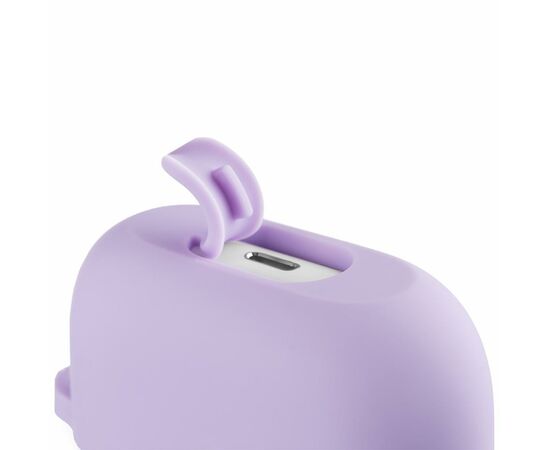 Чехол для наушников 2E для Apple AirPods Pro Pure Color Silicone 2.5 мм Light purpl (2E-PODSPR-IBPCS-2.5-LPR), изображение 3 Чехол для наушников 2E для Apple AirPods Pro Pure Color Silicone 2.5 мм Light purpl (2E-PODSPR-IBPCS-2.5-LPR), изображение 3