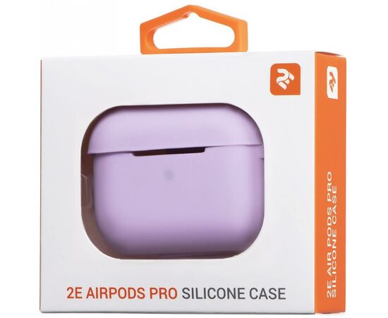 Чехол для наушников 2E для Apple AirPods Pro Pure Color Silicone 2.5 мм Light purpl (2E-PODSPR-IBPCS-2.5-LPR), изображение 4 Чехол для наушников 2E для Apple AirPods Pro Pure Color Silicone 2.5 мм Light purpl (2E-PODSPR-IBPCS-2.5-LPR), изображение 4