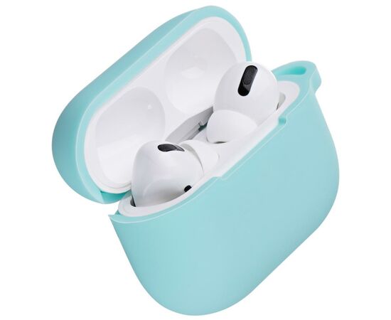 Чехол для наушников 2E для Apple AirPods Pro Pure Color Silicone 2.5 мм Mint (2E-PODSPR-IBPCS-2.5-MT), изображение 2 Чехол для наушников 2E для Apple AirPods Pro Pure Color Silicone 2.5 мм Mint (2E-PODSPR-IBPCS-2.5-MT), изображение 2