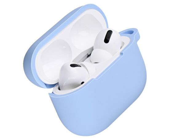 Чехол для наушников 2E для Apple AirPods Pro Pure Color Silicone 2.5 мм Sky blue (2E-PODSPR-IBPCS-2.5-SKB), изображение 2 Чехол для наушников 2E для Apple AirPods Pro Pure Color Silicone 2.5 мм Sky blue (2E-PODSPR-IBPCS-2.5-SKB), изображение 2