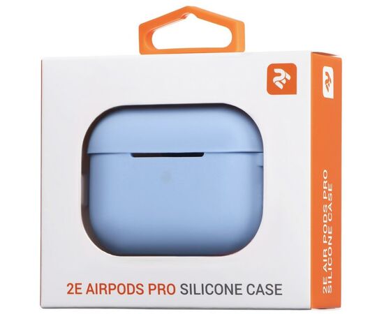 Чехол для наушников 2E для Apple AirPods Pro Pure Color Silicone 2.5 мм Sky blue (2E-PODSPR-IBPCS-2.5-SKB), изображение 4 Чехол для наушников 2E для Apple AirPods Pro Pure Color Silicone 2.5 мм Sky blue (2E-PODSPR-IBPCS-2.5-SKB), изображение 4