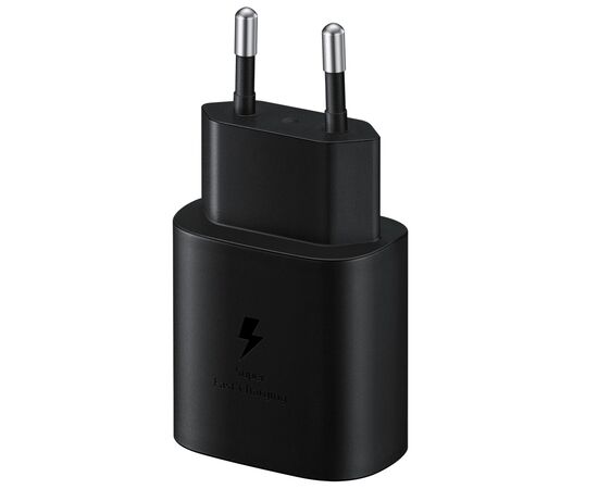 Зарядное устройство Samsung EP-TA800XBEGRU 25W PD3.0 Type-C (Black) (EP-TA800XBEGRU), изображение 3 Зарядное устройство Samsung EP-TA800XBEGRU 25W PD3.0 Type-C (Black) (EP-TA800XBEGRU), изображение 3