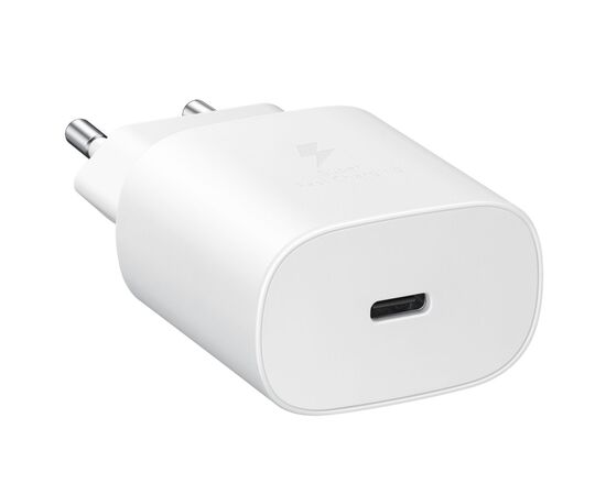 Зарядное устройство Samsung EP-TA800XWEGRU 25W PD3.0 Type-C (White) (EP-TA800XWEGRU), изображение 3 Зарядное устройство Samsung EP-TA800XWEGRU 25W PD3.0 Type-C (White) (EP-TA800XWEGRU), изображение 3