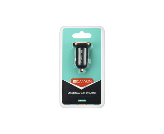 Зарядное устройство Canyon Universal 1xUSB car adapter (CNE-CCA01B), изображение 4 Зарядное устройство Canyon Universal 1xUSB car adapter (CNE-CCA01B), изображение 4