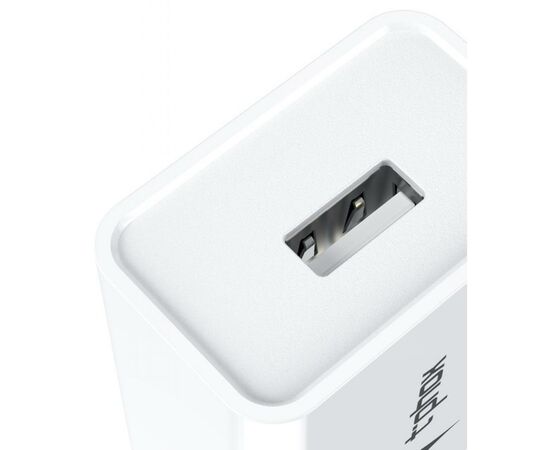 Зарядное устройство T-Phox Mini 12W 2.4A + Lightning cable 1.2m (White) (Mini(W)+Lightning), изображение 3 Зарядное устройство T-Phox Mini 12W 2.4A + Lightning cable 1.2m (White) (Mini(W)+Lightning), изображение 3