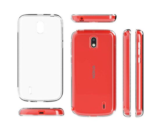 Чехол для моб. телефона Laudtec для Nokia 1 Clear tpu (Transperent) (LC-N1T), изображение 4 Чехол для моб. телефона Laudtec для Nokia 1 Clear tpu (Transperent) (LC-N1T), изображение 4