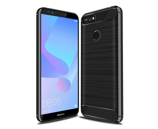 Чехол для моб. телефона Laudtec для Huawei Y6 Prime 2018 Carbon Fiber (Black) (LT-HY6PM18)