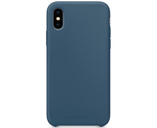 Чохол до моб. телефона MakeFuture Silicone Case Apple iPhone XS Blue (MCS-AIXSBL), зображення 2 Чохол до моб. телефона MakeFuture Silicone Case Apple iPhone XS Blue (MCS-AIXSBL), зображення 2