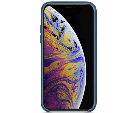 Чохол до моб. телефона MakeFuture Silicone Case Apple iPhone XS Blue (MCS-AIXSBL), зображення 3 Чохол до моб. телефона MakeFuture Silicone Case Apple iPhone XS Blue (MCS-AIXSBL), зображення 3