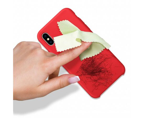 Чохол до моб. телефона MakeFuture Silicone Case Apple iPhone XS Red (MCS-AIXSRD), зображення 4 Чохол до моб. телефона MakeFuture Silicone Case Apple iPhone XS Red (MCS-AIXSRD), зображення 4