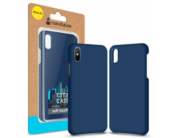 Чохол до моб. телефона MakeFuture City Case (PC) Apple iPhone XS Blue (MCC-AIXSBL)