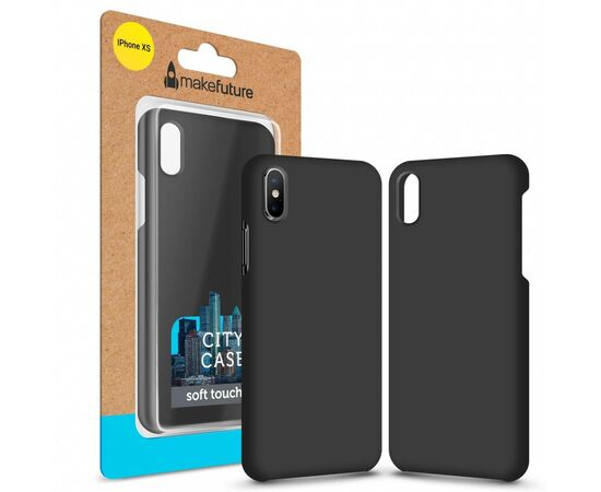 Чехол для моб. телефона MakeFuture City Case (PC) Apple iPhone XS Black (MCC-AIXSBK)