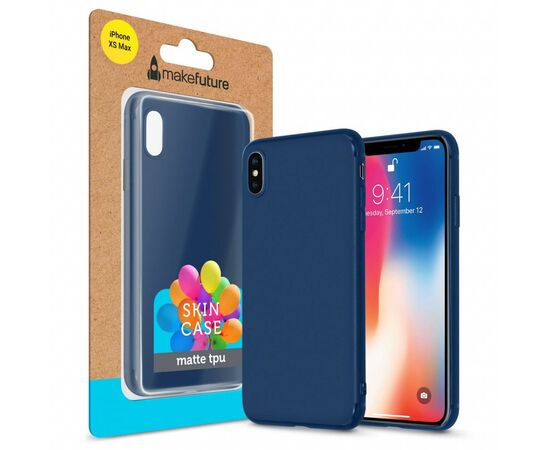 Чехол для моб. телефона MakeFuture Skin Case Apple iPhone XS Max Blue (MCSK-AIXSMBL)