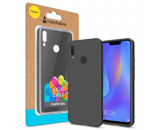 Чехол для моб. телефона MakeFuture Skin Case Huawei P Smart Plus Black (MCSK-HUPSPBK)