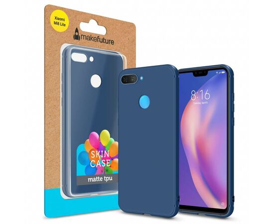 Чехол для моб. телефона MakeFuture Skin Case Xiaomi Mi8 Lite Blue (MCSK-XM8LBL)