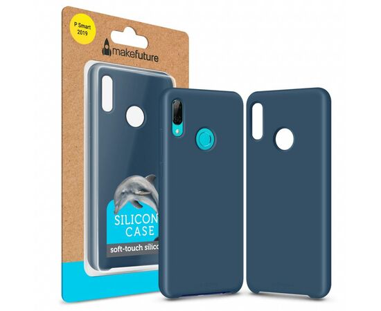 Чехол для моб. телефона MakeFuture Silicone Case Huawei P Smart 2019 Blue (MCS-HUPS19BL)