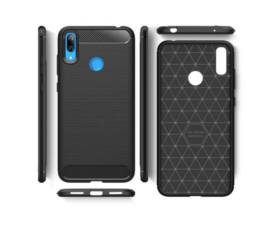 Чехол для моб. телефона Laudtec для Huawei Y7 2019 Carbon Fiber (Black) (LT-HY72019B), изображение 4 Чехол для моб. телефона Laudtec для Huawei Y7 2019 Carbon Fiber (Black) (LT-HY72019B), изображение 4