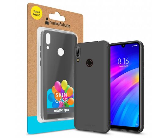 Чехол для моб. телефона MakeFuture Skin Case Redmi 7 Black (MCSK-XR7BK)