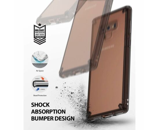 Чехол для моб. телефона Ringke Fusion Samsung Galaxy Note 9 Smoke Black (RCS4458), изображение 4 Чехол для моб. телефона Ringke Fusion Samsung Galaxy Note 9 Smoke Black (RCS4458), изображение 4