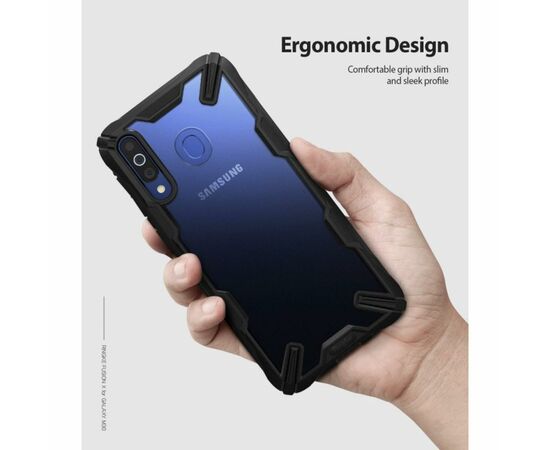 Чехол для моб. телефона Ringke Fusion X Samsung Galaxy M30 Black (RCS4520), изображение 3 Чехол для моб. телефона Ringke Fusion X Samsung Galaxy M30 Black (RCS4520), изображение 3