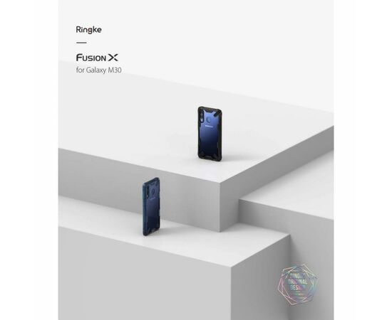 Чехол для моб. телефона Ringke Fusion X Samsung Galaxy M30 Black (RCS4520), изображение 4 Чехол для моб. телефона Ringke Fusion X Samsung Galaxy M30 Black (RCS4520), изображение 4