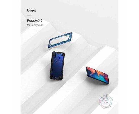 Чехол для моб. телефона Ringke Fusion X Samsung Galaxy A20 Black (RCS4521), изображение 4 Чехол для моб. телефона Ringke Fusion X Samsung Galaxy A20 Black (RCS4521), изображение 4