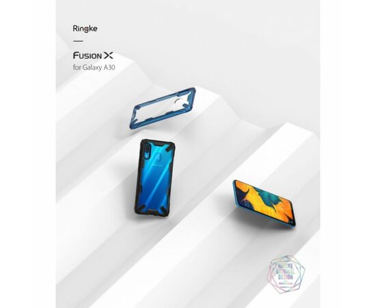 Чехол для моб. телефона Ringke Fusion X Samsung Galaxy A30 Black (RCS4522), изображение 4 Чехол для моб. телефона Ringke Fusion X Samsung Galaxy A30 Black (RCS4522), изображение 4