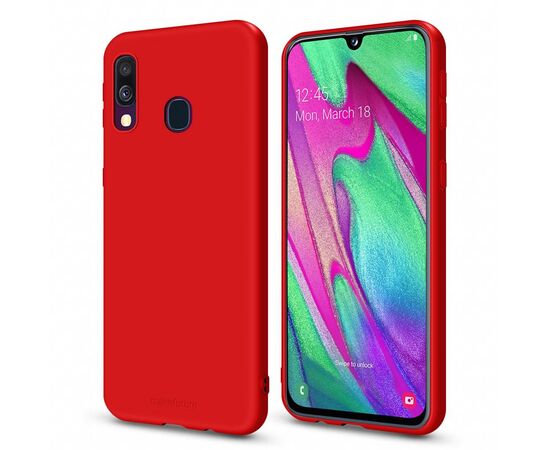 Чехол для моб. телефона MakeFuture Flex Case (Soft-touch TPU) Samsung A40 Red (MCF-SA405RD), изображение 4 Чехол для моб. телефона MakeFuture Flex Case (Soft-touch TPU) Samsung A40 Red (MCF-SA405RD), изображение 4