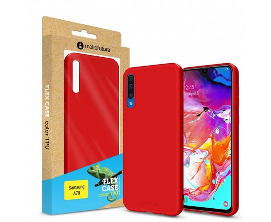 Чехол для моб. телефона MakeFuture Flex Case (Soft-touch TPU) Samsung A70 Red (MCF-SA705RD)