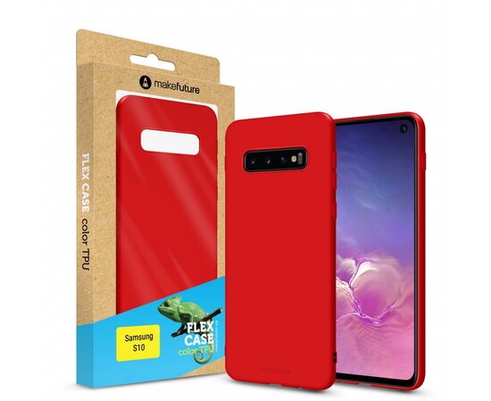 Чехол для моб. телефона MakeFuture Flex Case (Soft-touch TPU) Samsung S10 Red (MCF-SS10RD)