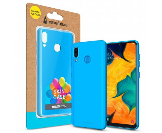 Чохол до моб. телефона MakeFuture Flex Case (Soft-touch TPU) Samsung A20/A30 Light Blue (MCF-SA205LB)