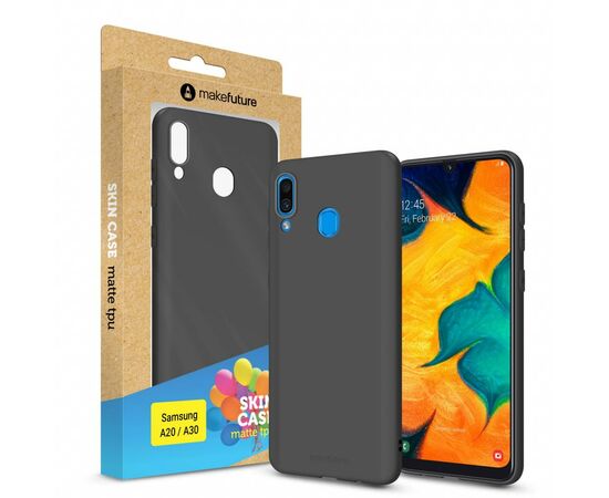 Чехол для моб. телефона MakeFuture Skin Case Samsung A20/A30 Black (MCSK-SA205BK)