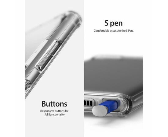 Чехол для моб. телефона Ringke Fusion для Samsung Galaxy Note 10 (Clear) (RCS4529), изображение 3 Чехол для моб. телефона Ringke Fusion для Samsung Galaxy Note 10 (Clear) (RCS4529), изображение 3