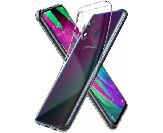 Чехол для моб. телефона Laudtec для SAMSUNG Galaxy A40 Clear tpu (Transperent) (LC-A40C), изображение 5 Чехол для моб. телефона Laudtec для SAMSUNG Galaxy A40 Clear tpu (Transperent) (LC-A40C), изображение 5