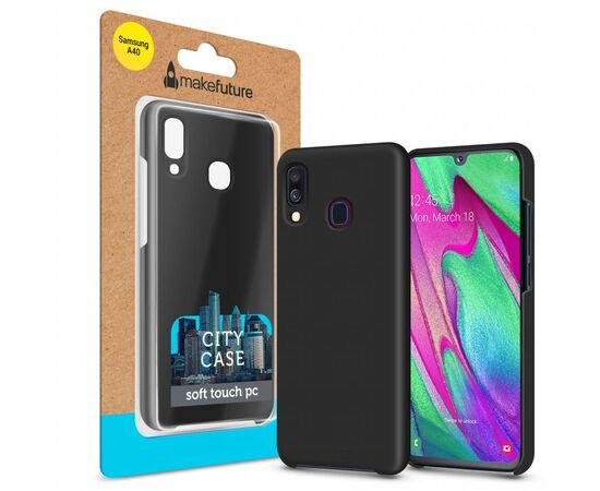 Чехол для моб. телефона MakeFuture City Case Samsung A40 Black (MCC-SA405BK)
