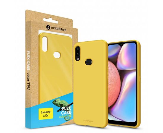 Чехол для моб. телефона MakeFuture Flex Case (Soft-touch TPU) Samsung A10s Yellow (MCF-SA10SYE)