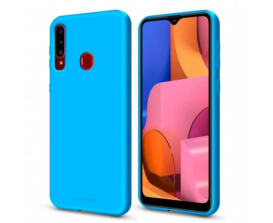 Чехол для моб. телефона MakeFuture Flex Case (Soft-touch TPU) Samsung A20s Light Blue (MCF-SA20SLB), изображение 2