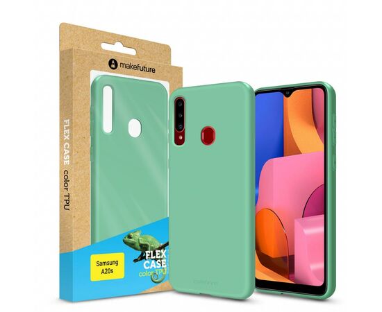 Чехол для моб. телефона MakeFuture Flex Case (Soft-touch TPU) Samsung A20s Olive (MCF-SA20SOL)
