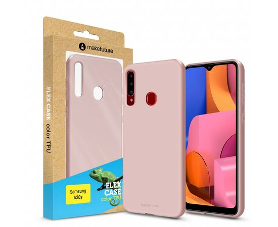 Чехол для моб. телефона MakeFuture Flex Case (Soft-touch TPU) Samsung A20s Rose (MCF-SA20SRS)