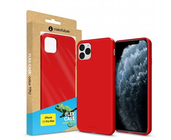 Чехол для моб. телефона MakeFuture Flex Case (Soft-touch TPU) Apple iPhone 11 Pro Max Red (MCF-AI11PMRD)