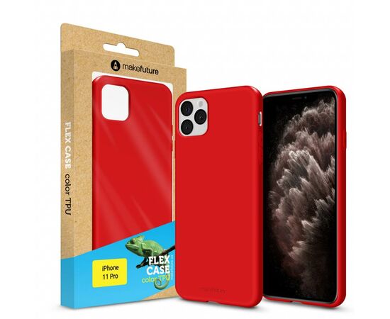 Чехол для моб. телефона MakeFuture Flex Case (Soft-touch TPU) Apple iPhone 11 Pro Red (MCF-AI11PRD)