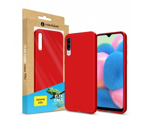 Чехол для моб. телефона MakeFuture Flex Case (Soft-touch TPU) Samsung A30s Red (MCF-SA30SRD)