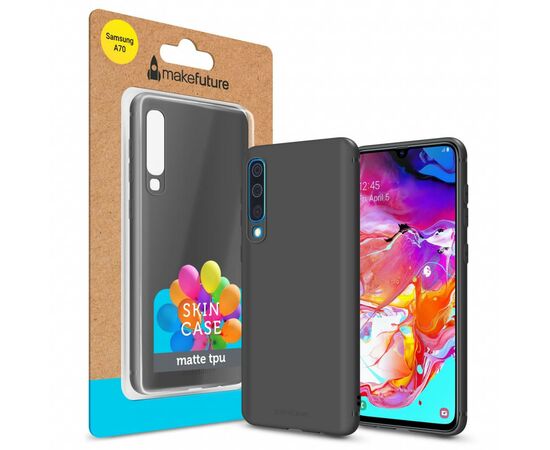 Чехол для моб. телефона MakeFuture Skin Case Samsung A70 Black (MCSK-SA705BK)