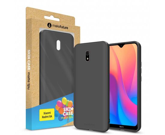 Чехол для моб. телефона MakeFuture Xiaomi Redmi 8A Skin (Matte TPU) Black (MCS-XR8ABK)