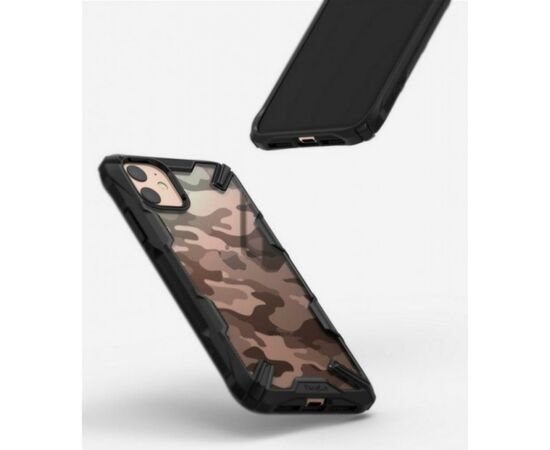 Чехол для моб. телефона Ringke Fusion X Design для Apple iPhone 11 Pro Camo Black (RCA4601), изображение 4 Чехол для моб. телефона Ringke Fusion X Design для Apple iPhone 11 Pro Camo Black (RCA4601), изображение 4