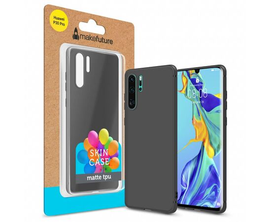 Чехол для моб. телефона MakeFuture Skin Case Huawei P30 Pro Black (MCSK-HUP30PBK)