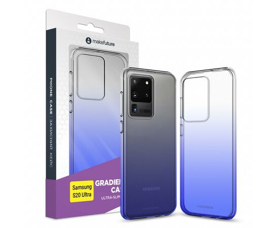 Чехол для моб. телефона MakeFuture Samsung S20 Ultra Air Gradient (TPU) Blue (MCG-SS20UBL)